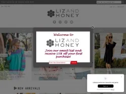 Liz and Honey Promo Codes