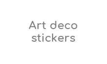 Art deco stickers Coupons