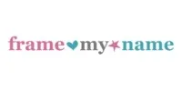 Frame My Name Coupons