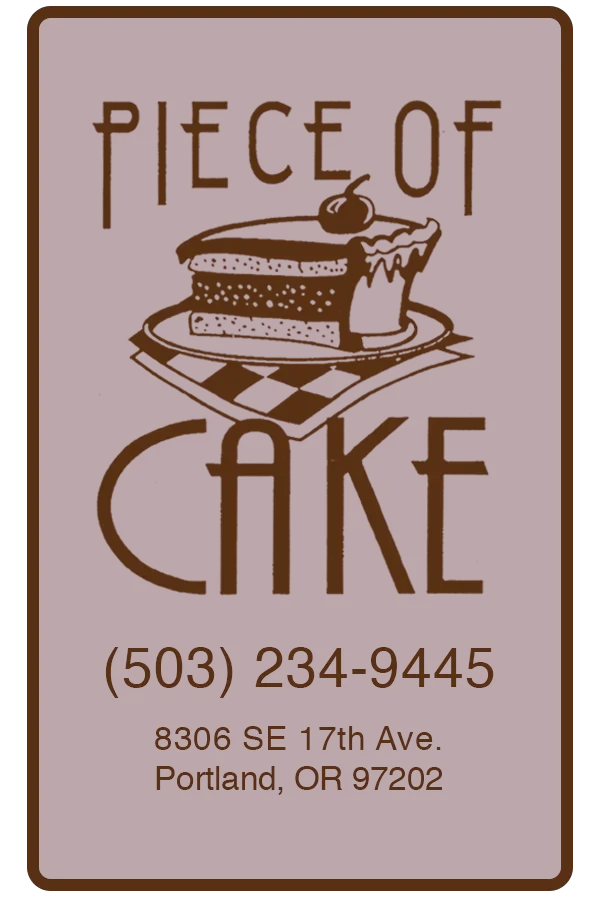 Piece of Cake Bakery Promo Codes